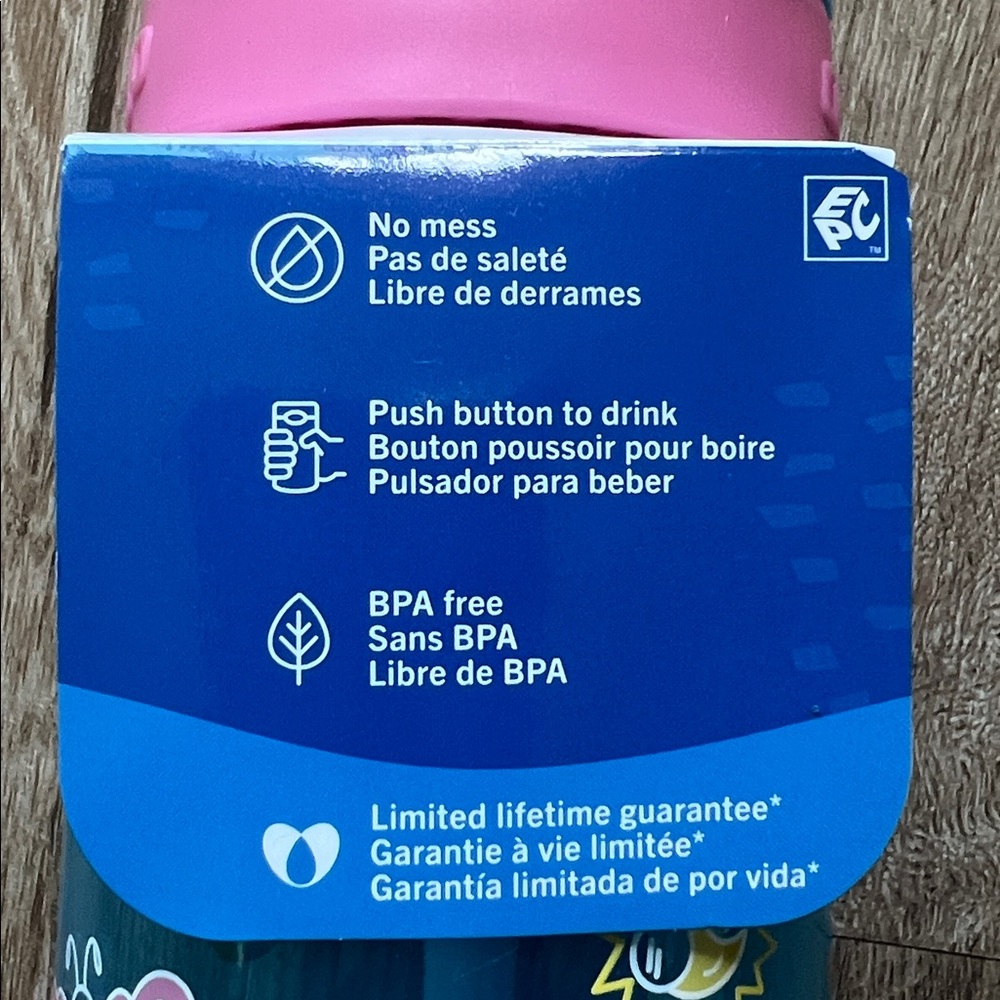 NWT Contigo Aubrey Kids 14 Fl. Oz. Plastic Water Bottle - Picture 6 of 8